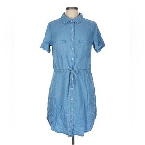 Blue Denim Shirt Dress
